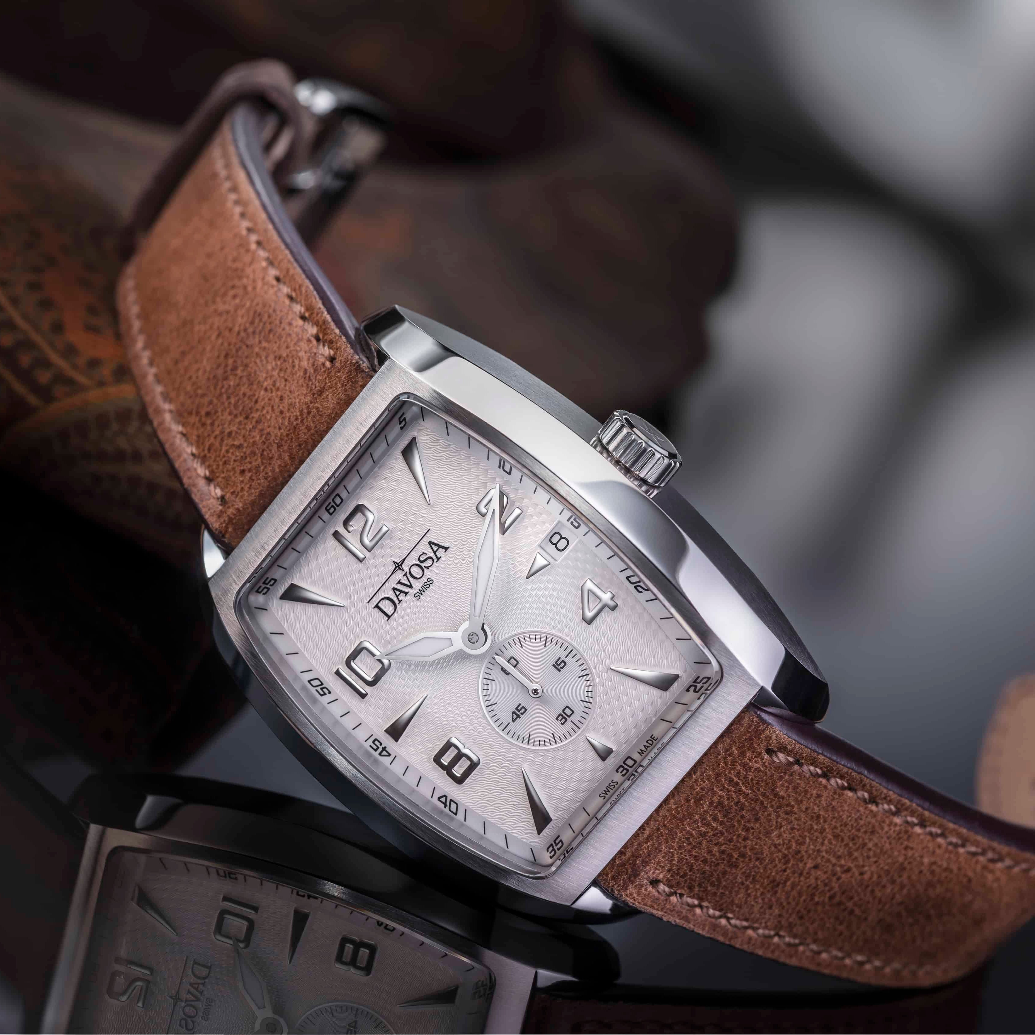 Evo 1908 Automatic Swiss-Made White Brown Executive Watch 16157514 Executive Davosa USA Official Distributor. Prices are Final. Tax & duties included.