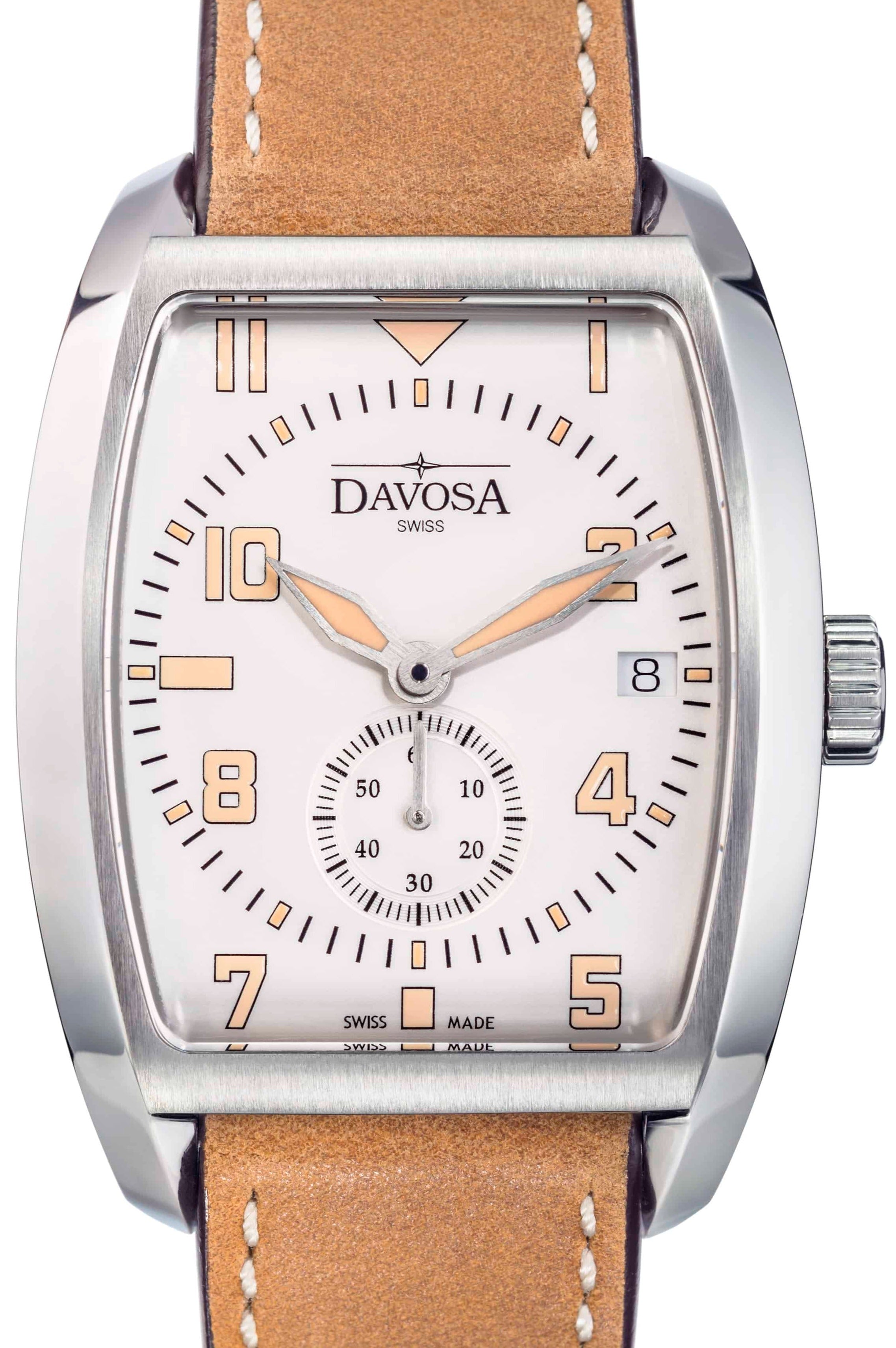Evo 1908 Automatic Swiss-Made White Orange Executive Watch 16157536 Executive Davosa USA Official Distributor. Prices are Final. Tax & duties included.