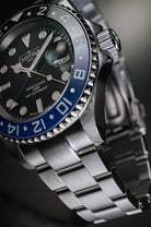 Ternos Ceramic Automatic GMT Swiss-Made Black Blue Diving Watch 16159040 GMT Davosa USA Official Distributor. Prices are Final. Tax & duties included.