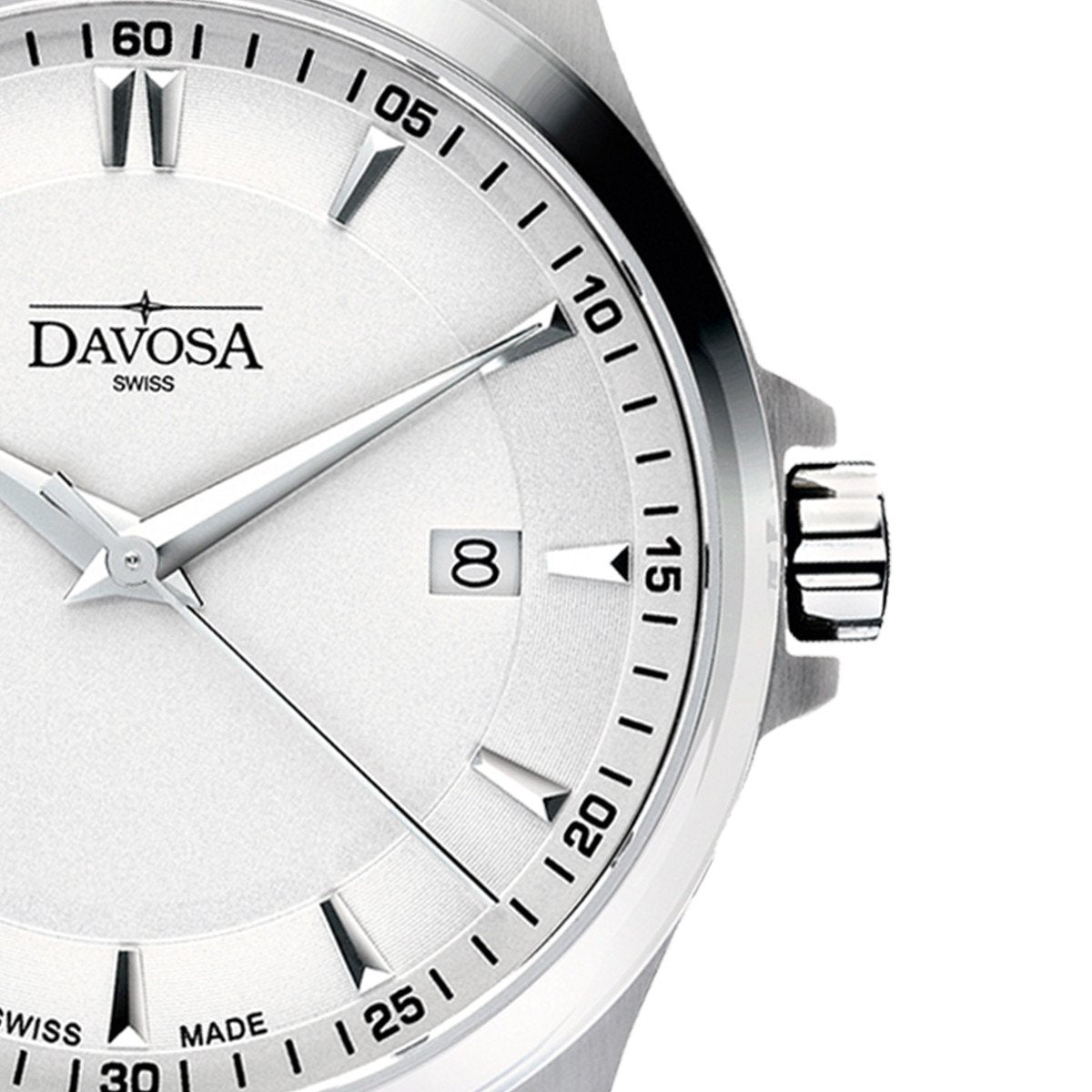 Classic Quartz Swiss-Made White Black Executive Watch 16246615 Classic Davosa USA Official Distributor. Prices are Final. Tax & duties included.