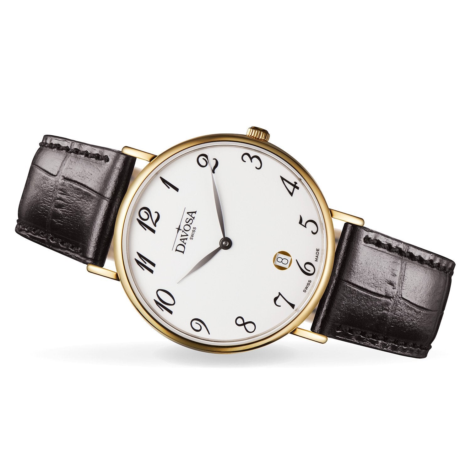Pianos II Quartz PVD White Gold Executive Watch 16248626 Executive Davosa USA Official Distributor. Prices are Final. Tax & duties included.