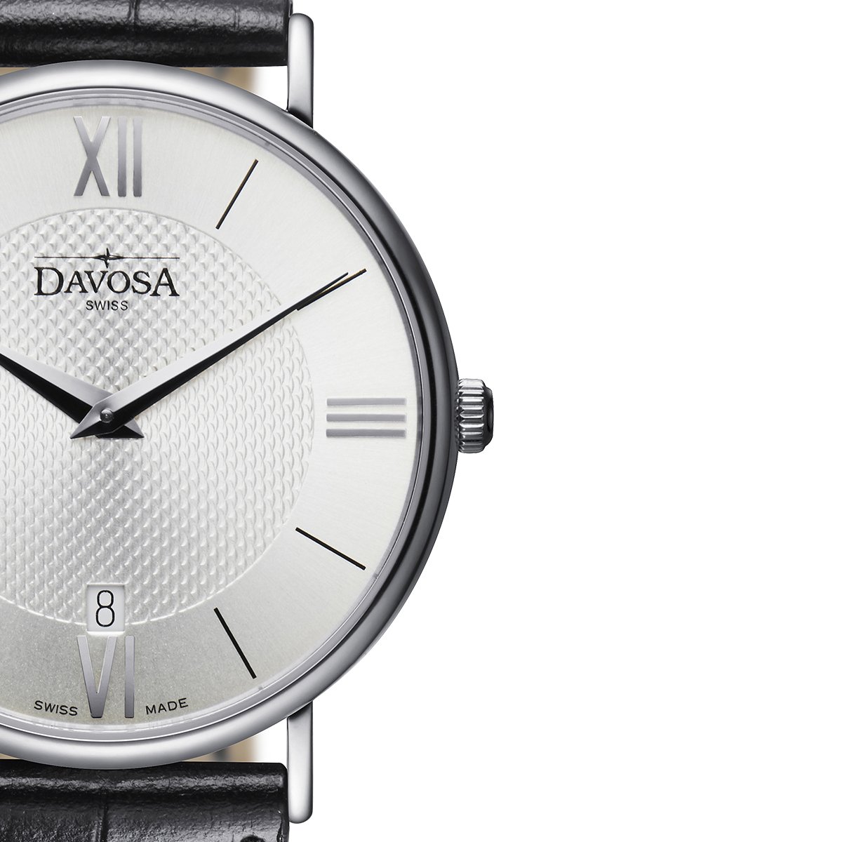 Pianos II Quartz Swiss-Made Silver Executive Watch 16248515 Executive Davosa USA Official Distributor. Prices are Final. Tax & duties included.
