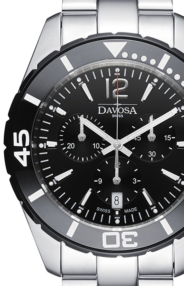 Nautic Star Quartz Chronograph 100m Black Diving Watch 16347315 Chronograph Davosa USA Official Distributor. Prices are Final. Tax & duties included.