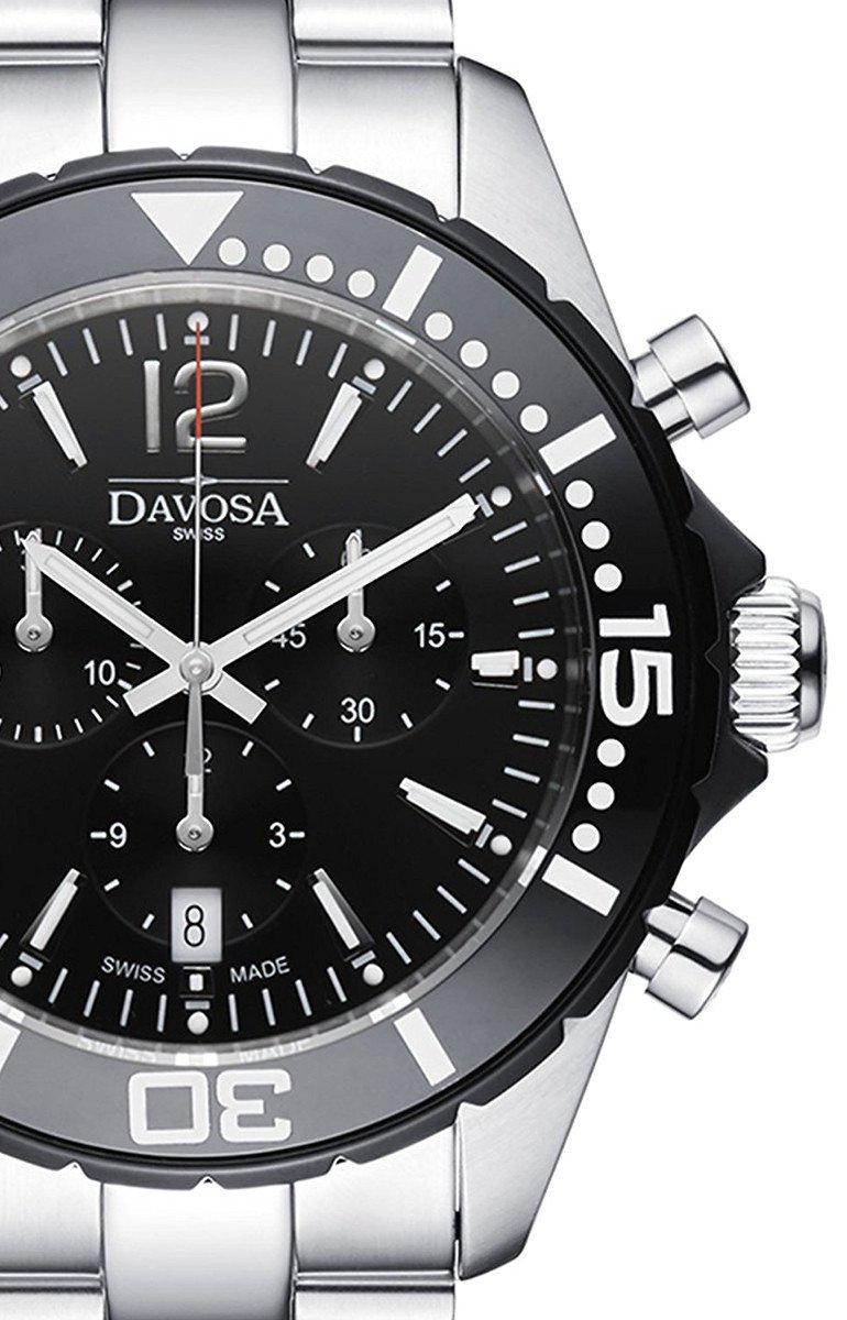 Nautic Star Quartz Chronograph 100m Black Diving Watch 16347315 Chronograph Davosa USA Official Distributor. Prices are Final. Tax & duties included.