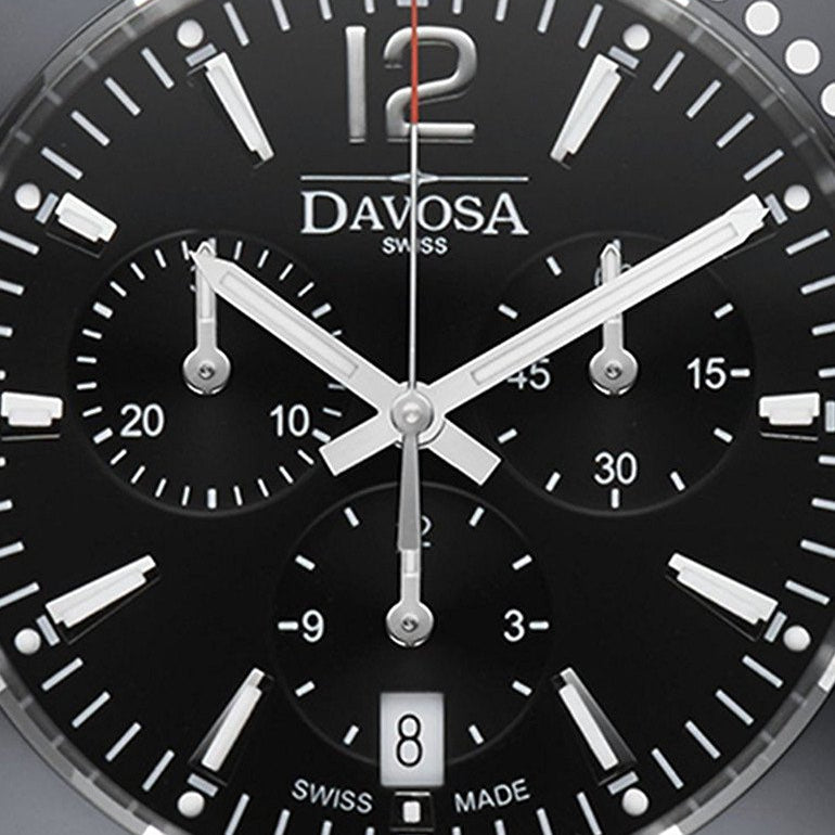 Nautic Star Quartz Chronograph 100m Black Diving Watch 16347315 Chronograph Davosa USA Official Distributor. Prices are Final. Tax & duties included.