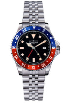 Vintage Quartz 100m Red Blue Unisex Diver Watch 16350090 GMT Davosa USA Official Distributor. Prices are Final. Tax & duties included.