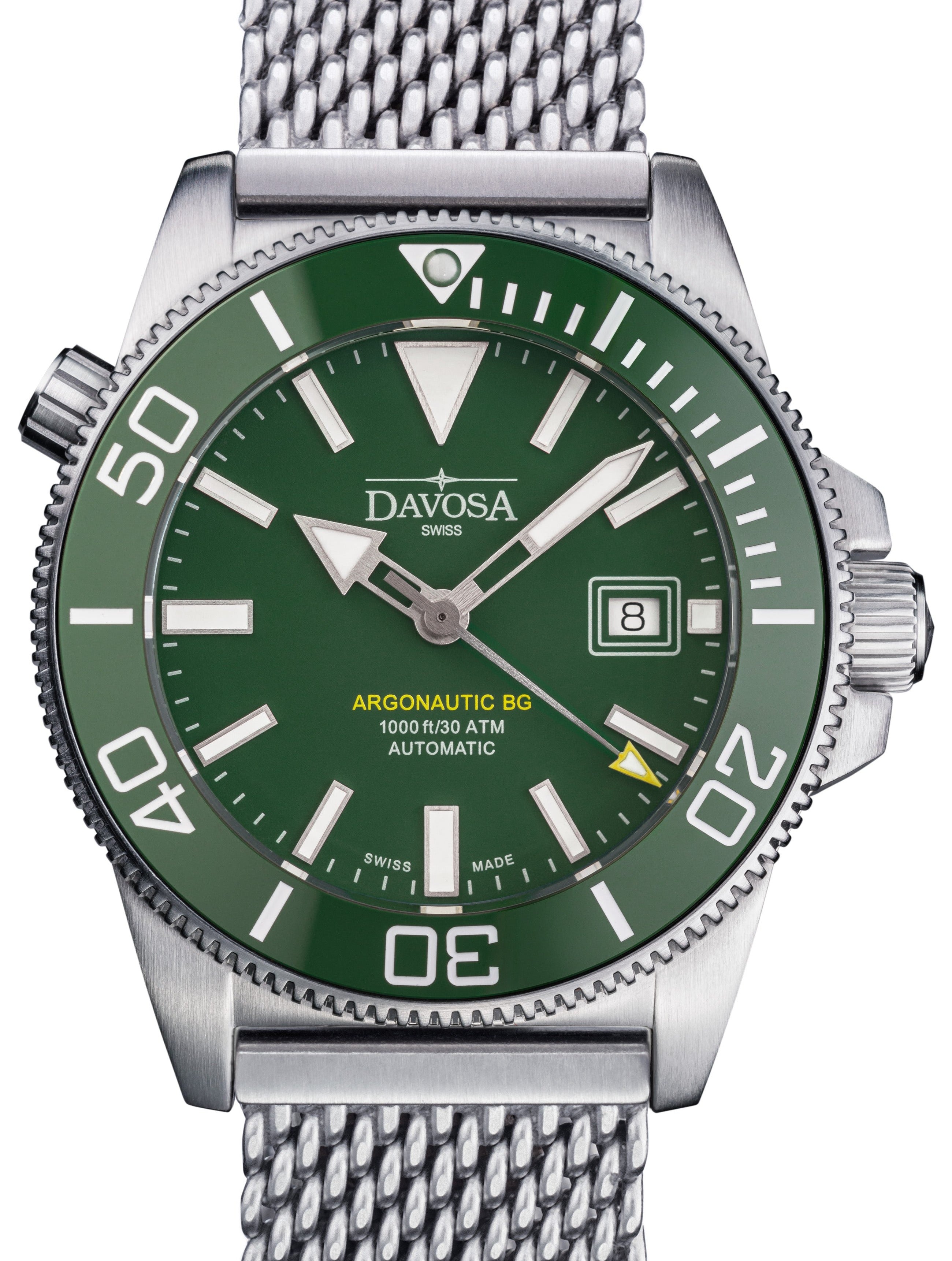 Argonautic BG Automatic 300m Green Men's Diver Watch 16152877 Diver Davosa USA Official Distributor. Prices are Final. Tax & duties included.