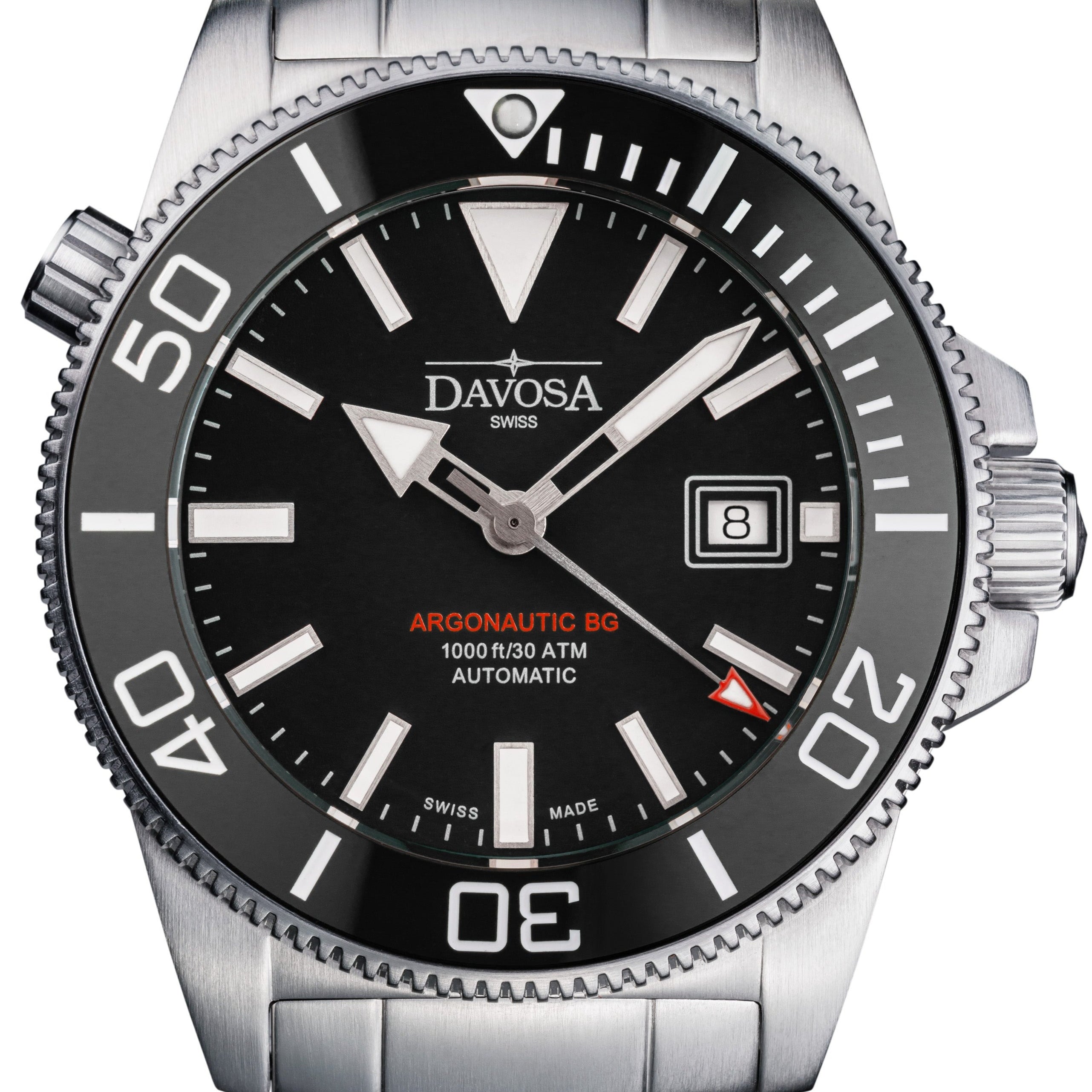 Argonautic BG Automatic 300m Black Men's Diver Watch 16152820 Diver Davosa USA Official Distributor. Prices are Final. Tax & duties included.