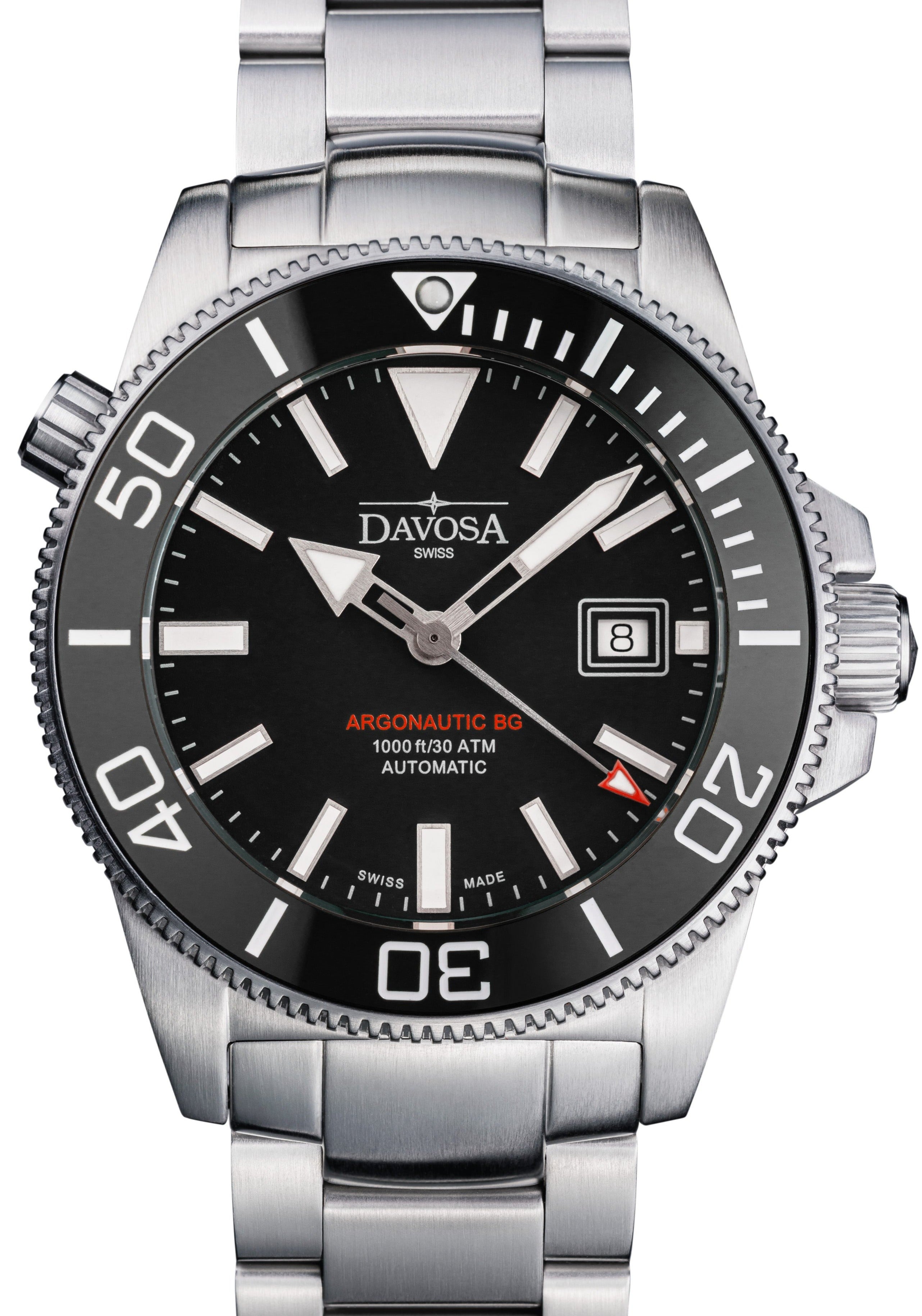 Argonautic BG Automatic 300m Black Men's Diver Watch 16152820 Diver Davosa USA Official Distributor. Prices are Final. Tax & duties included.