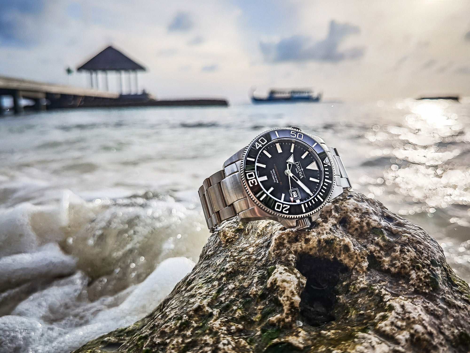 Argonautic BG Automatic 300m Black Men's Diver Watch 16152820 Diver Davosa USA Official Distributor. Prices are Final. Tax & duties included.