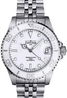 Ternos Medium Automatic Swiss-Made White Diving Watch 16619501 Diver Davosa USA Official Distributor. Prices are Final. Tax & duties included.