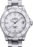 Ternos Medium Automatic Swiss-Made White Diving Watch 16619510 Diver Davosa USA Official Distributor. Prices are Final. Tax & duties included.