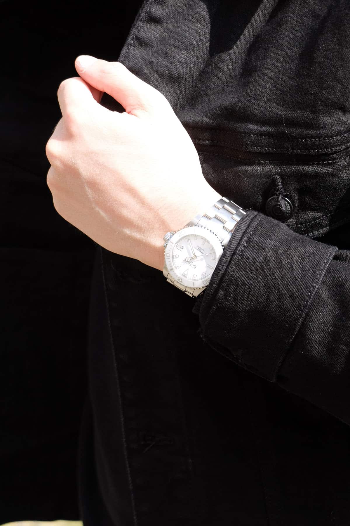 Ternos Medium Automatic Swiss-Made White Diving Watch 16619510 Diver Davosa USA Official Distributor. Prices are Final. Tax & duties included.