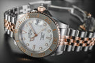 Ternos Medium Automatic White Rose Gold Diving Watch 16619602 Diver Davosa USA Official Distributor. Prices are Final. Tax & duties included.