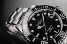 Ternos Medium Automatic Swiss-Made Black Men's Diver Watch 16619550 Diver Davosa USA Official Distributor. Prices are Final. Tax & duties included.