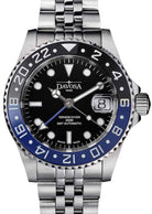 Ternos Ceramic Automatic GMT Swiss-Made Black Blue Diving Watch 16159004 GMT Davosa USA Official Distributor. Prices are Final. Tax & duties included.