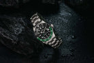 Ternos Ceramic Automatic GMT Swiss-Made Black Green Diving Watch 16159070 GMT Davosa USA Official Distributor. Prices are Final. Tax & duties included.