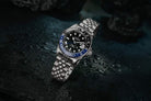 Ternos Ceramic Automatic GMT Swiss-Made Black Blue Diving Watch 16159004 GMT Davosa USA Official Distributor. Prices are Final. Tax & duties included.