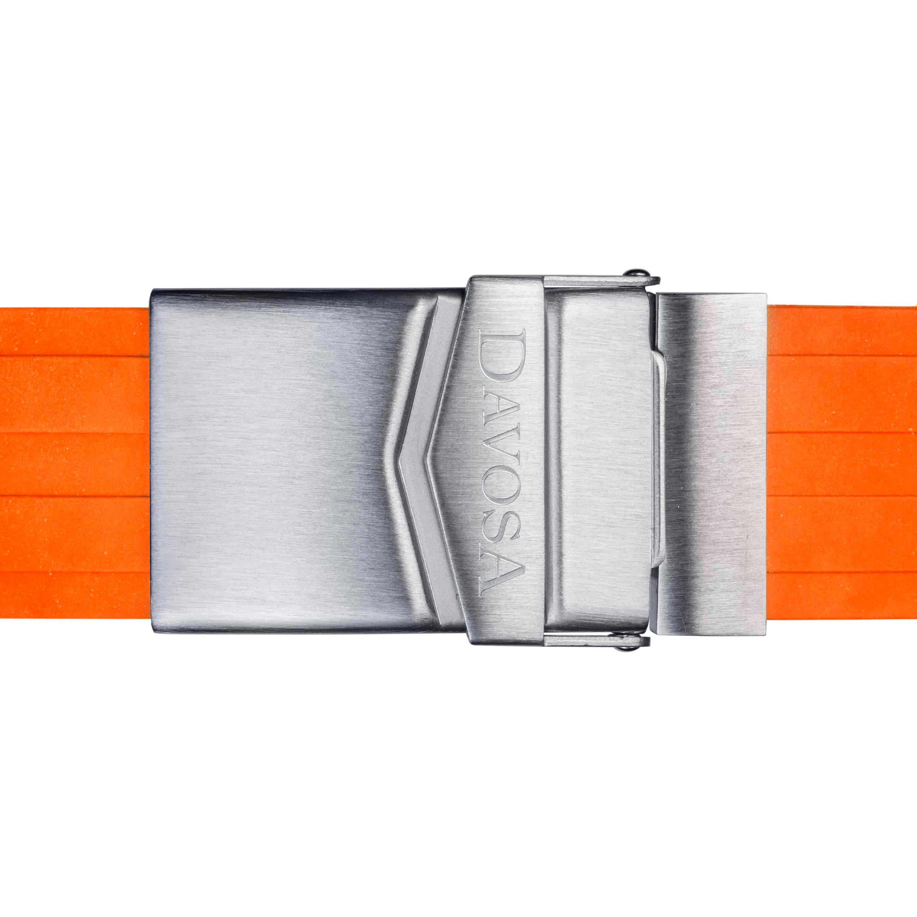 Argonautic Orange Sports Rubber Strap 22mm 169.522.95 Straps Davosa USA Official Distributor. Prices are Final. Tax & duties included. 22mm Orange Rubber