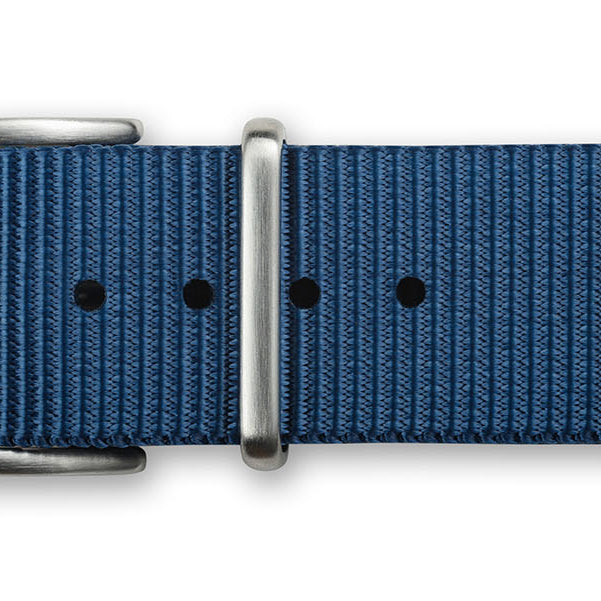 Davosa Swiss Original Blue Nylon Strap 20mm 169.556.40 Straps Davosa USA Official Distributor. Prices are Final. Tax & duties included. 20mm Blue Nylon