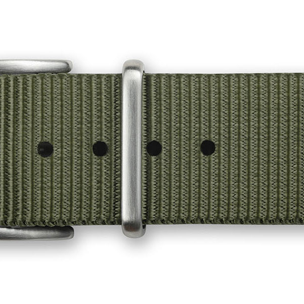Davosa Swiss Original Green Nylon Strap 20mm 169.556.70 Straps Davosa USA Official Distributor. Prices are Final. Tax & duties included. 20mm Green Nylon
