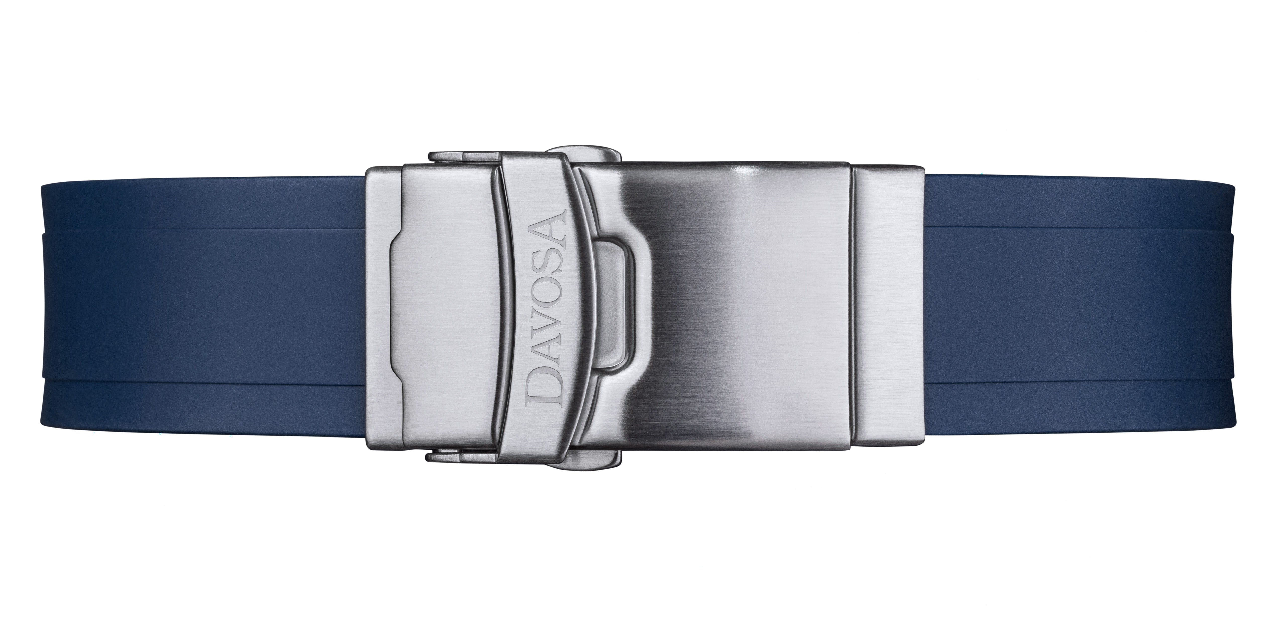 Davosa Swiss Original Ternos Professional Blue Rubber Band 22mm 169.559.45 Straps Davosa USA Official Distributor. Prices are Final. Tax & duties included. 22mm Blue Rubber