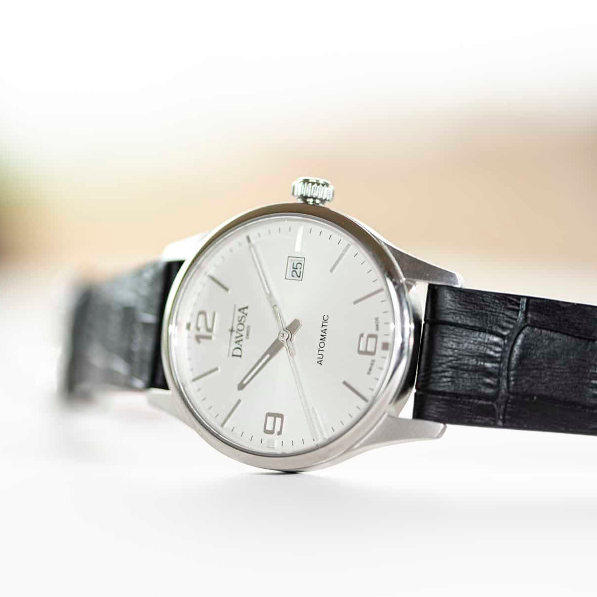 Gentleman Automatic 40mm White Black Executive Watch 16156614 Executive Davosa USA Official Distributor. Prices are Final. Tax & duties included.