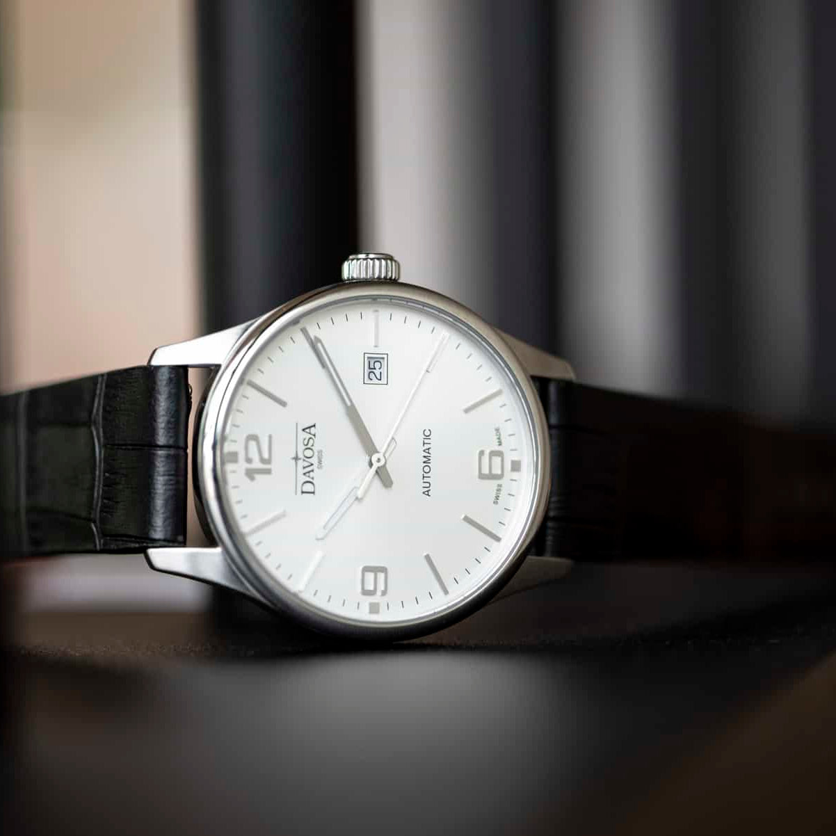 Gentleman Automatic 40mm White Black Executive Watch 16156614 Executive Davosa USA Official Distributor. Prices are Final. Tax & duties included.
