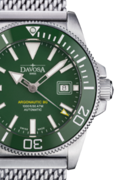 Argonautic BG Automatic 300m Green Men's Diver Watch 16152877 Diver Davosa USA Official Distributor. Prices are Final. Tax & duties included.