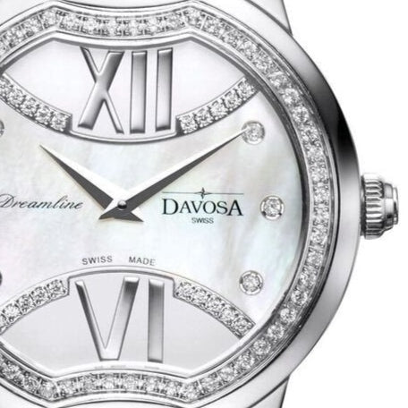 Dreamline II Quartz Swiss-Made Silver Ladies Watch 16857615 Ladies Davosa USA Official Distributor. Prices are Final. Tax & duties included.