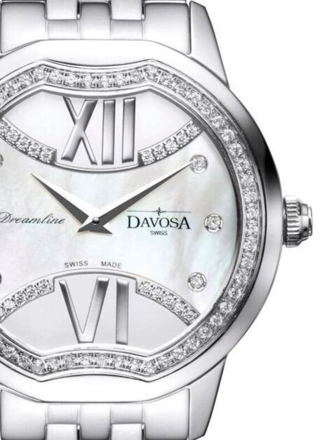 Dreamline II Quartz Swiss-Made Silver Ladies Watch 16857615 Ladies Davosa USA Official Distributor. Prices are Final. Tax & duties included.