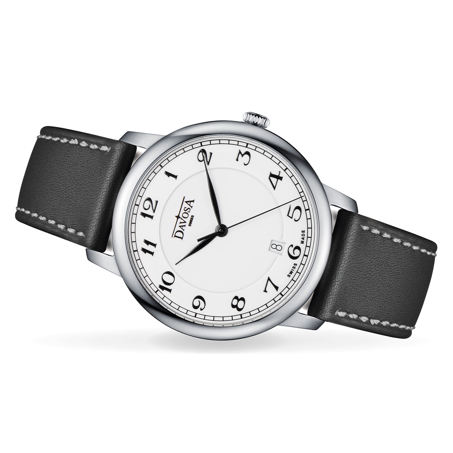 Amaranto Quartz Swiss-Made White Black Executive Watch 16248026 Executive Davosa USA Official Distributor. Prices are Final. Tax & duties included.