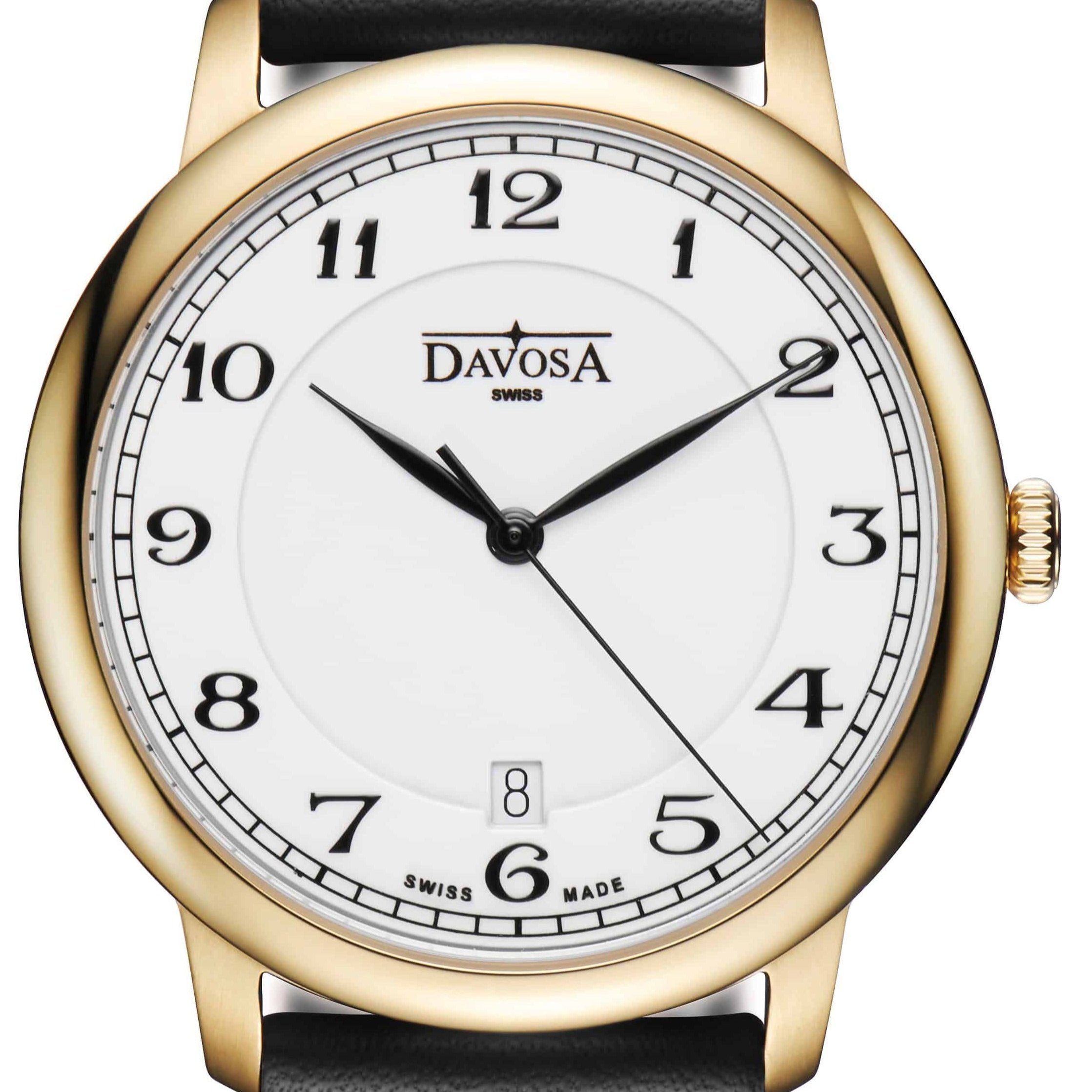 Amaranto Quartz Swiss-Made White Black Executive Watch 16248126 Executive Davosa USA Official Distributor. Prices are Final. Tax & duties included.