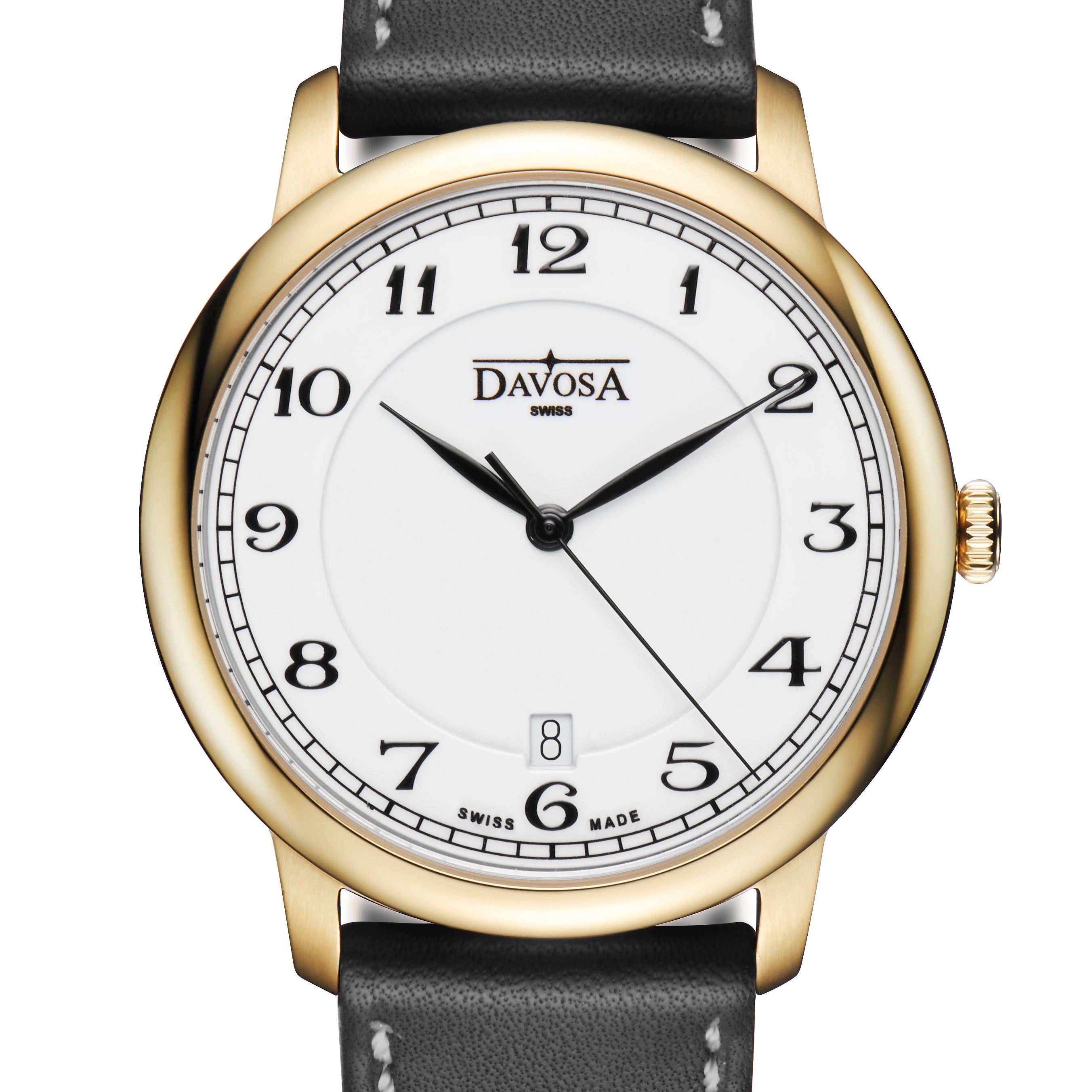 Amaranto Quartz Swiss-Made White Black Executive Watch 16248126 Executive Davosa USA Official Distributor. Prices are Final. Tax & duties included.