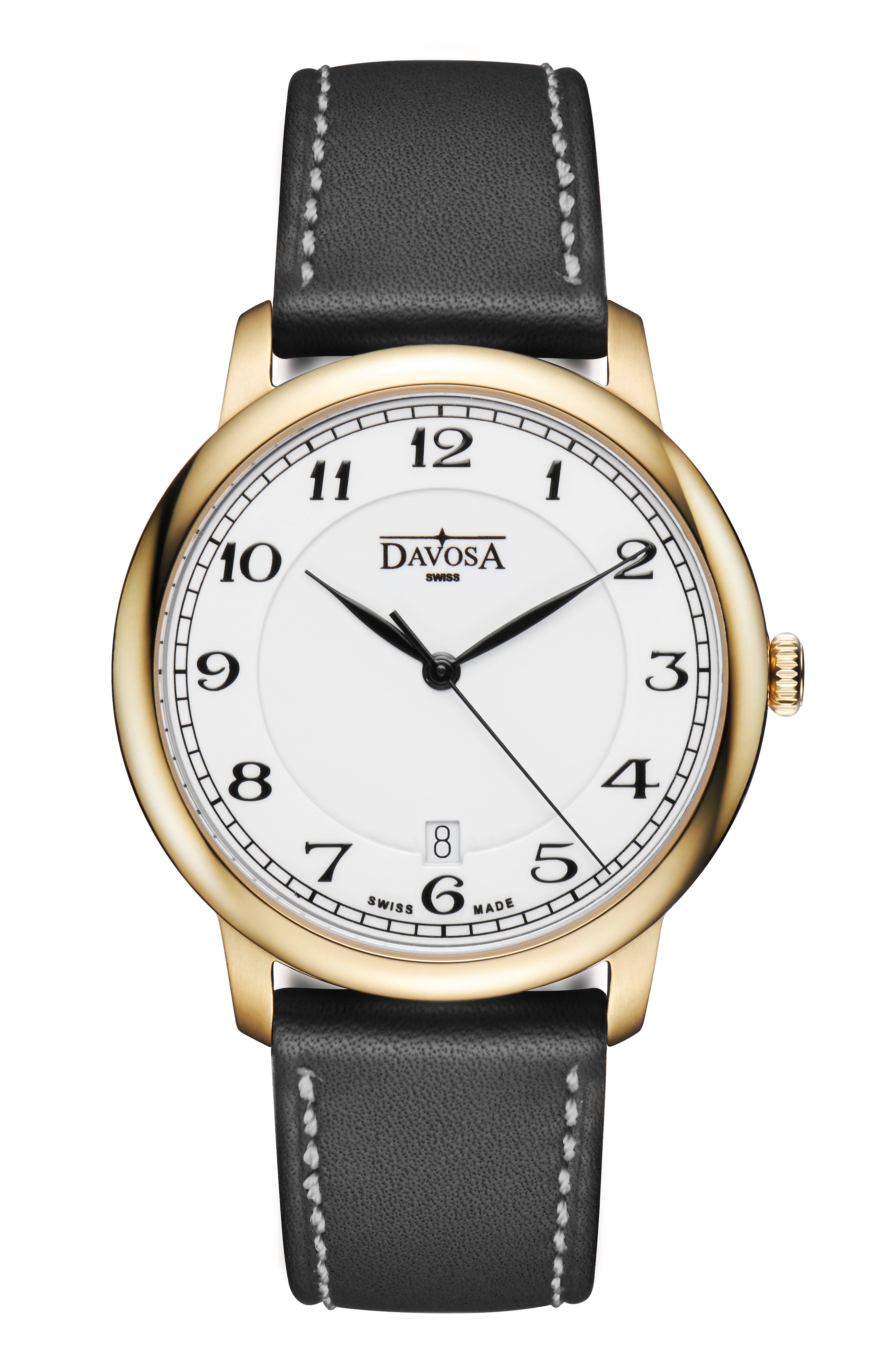 Amaranto Quartz Swiss-Made White Black Executive Watch 16248126 Executive Davosa USA Official Distributor. Prices are Final. Tax & duties included.