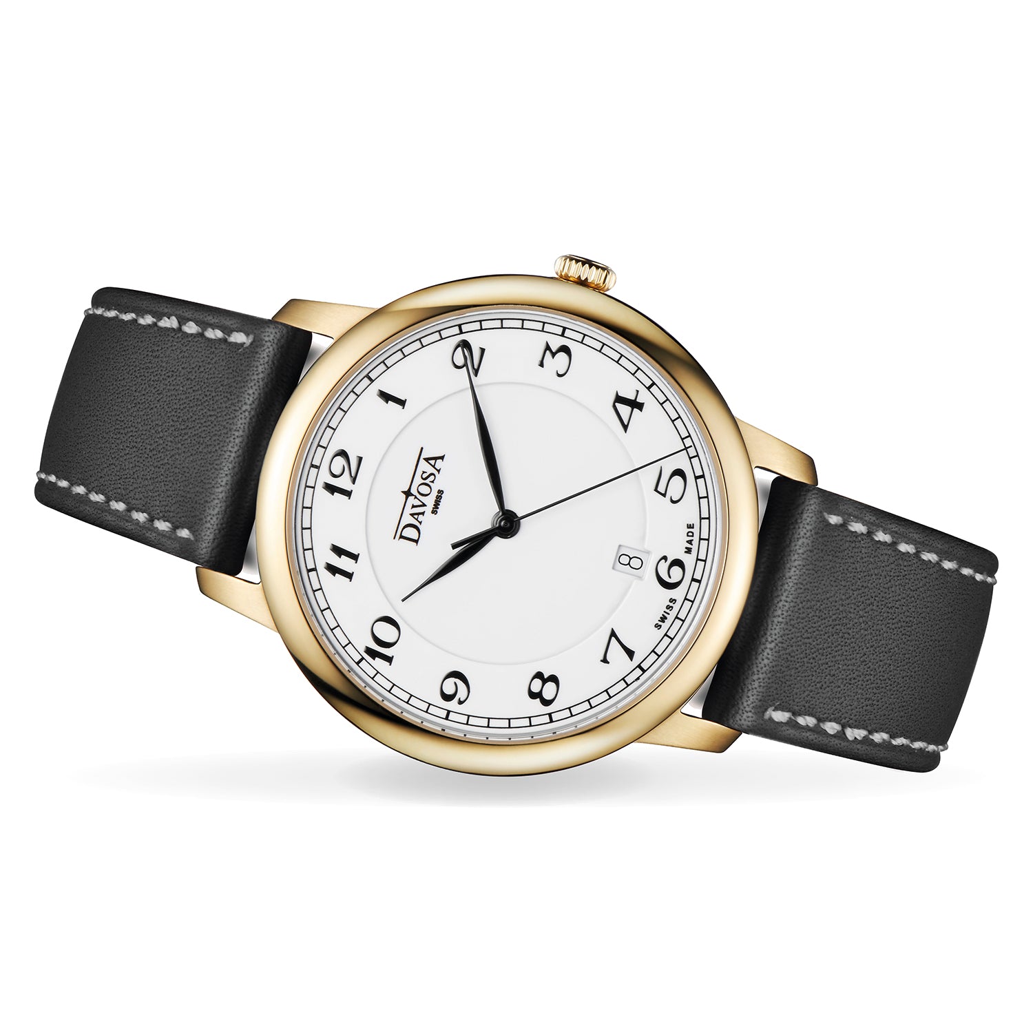 Amaranto Quartz Swiss-Made White Black Executive Watch 16248126 Executive Davosa USA Official Distributor. Prices are Final. Tax & duties included.