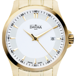 Classic Quartz Swiss-Made White Golden Executive Watch 16347915 Classic Davosa USA Official Distributor. Prices are Final. Tax & duties included. 39mm White PentaLink