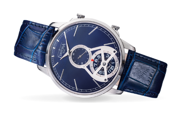 CUORE² Quartz Swiss-Made 5ATM Blue Executive Watch 16249744 Executive Davosa USA Official Distributor. Prices are Final. Tax & duties included.