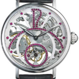 Grande Diva Mechanical Swiss-Made Skeleton Black Ladies Watch 16550060 Ladies Davosa USA Official Distributor. Prices are Final. Tax & duties included. 42mm Clear Leather