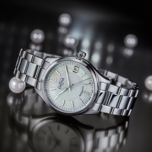 Newton Automatic Swiss-Made Mother of Pearl Ladies Watch 16619010 Ladies Davosa USA Official Distributor. Prices are Final. Tax & duties included.