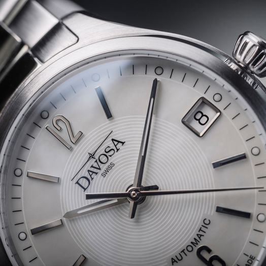 Newton Automatic Swiss-Made Mother of Pearl Ladies Watch 16619010 Ladies Davosa USA Official Distributor. Prices are Final. Tax & duties included.