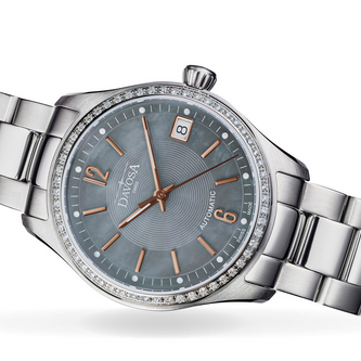 Newton Automatic Swiss-Made Grey Bronze Tone Ladies Watch 16619355 Ladies Davosa USA Official Distributor. Prices are Final. Tax & duties included.