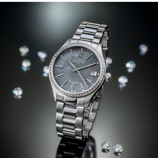 Newton Automatic Swiss-Made Grey Bronze Tone Ladies Watch 16619355 Ladies Davosa USA Official Distributor. Prices are Final. Tax & duties included.