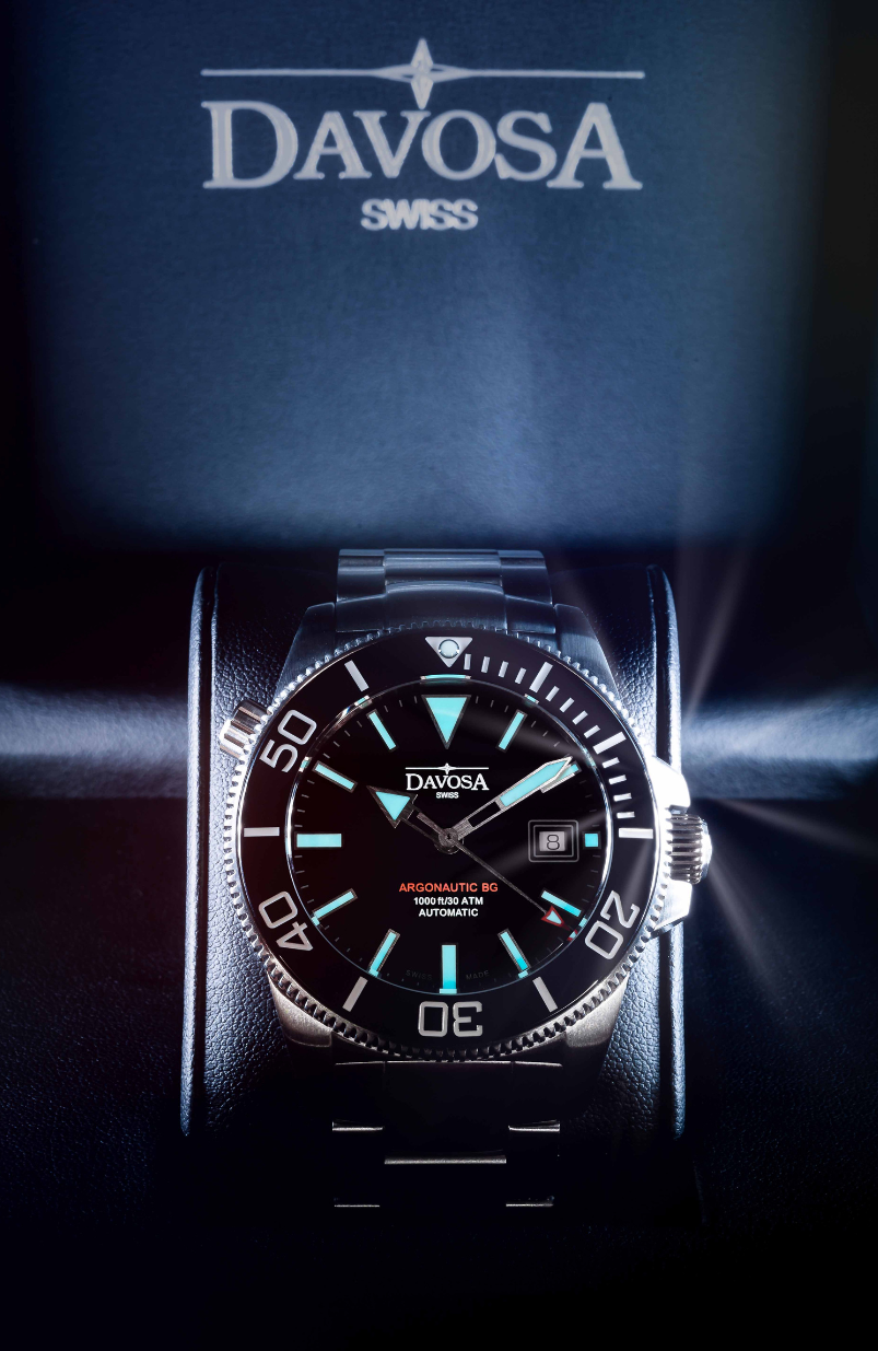 Argonautic BG Automatic 300m Black Men's Diver Watch 16152820 Diver Davosa USA Official Distributor. Prices are Final. Tax & duties included.