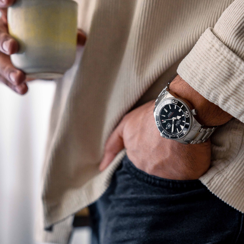 Argonautic BG Automatic 300m Black Men's Diver Watch 16152820 Diver Davosa USA Official Distributor. Prices are Final. Tax & duties included.