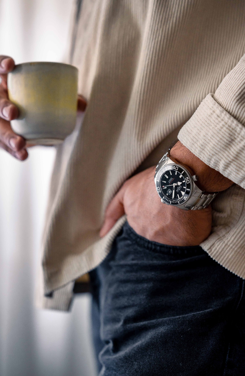 Argonautic BG Automatic 300m Black Men's Diver Watch 16152820 Diver Davosa USA Official Distributor. Prices are Final. Tax & duties included.