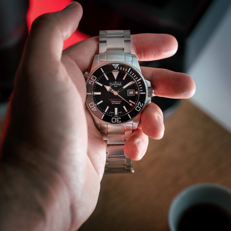 Argonautic BG Automatic 300m Black Men's Diver Watch 16152820 Diver Davosa USA Official Distributor. Prices are Final. Tax & duties included.