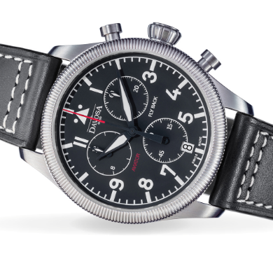 Aviator Fly Back Quartz Chronograph Black Men's Pilot Watch 16249955 Pilot Davosa USA Official Distributor. Prices are Final. Tax & duties included.