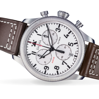 Aviator Fly Back Quartz Chronograph White Men's Pilot Watch 16249915 Pilot Davosa USA Official Distributor. Prices are Final. Tax & duties included.