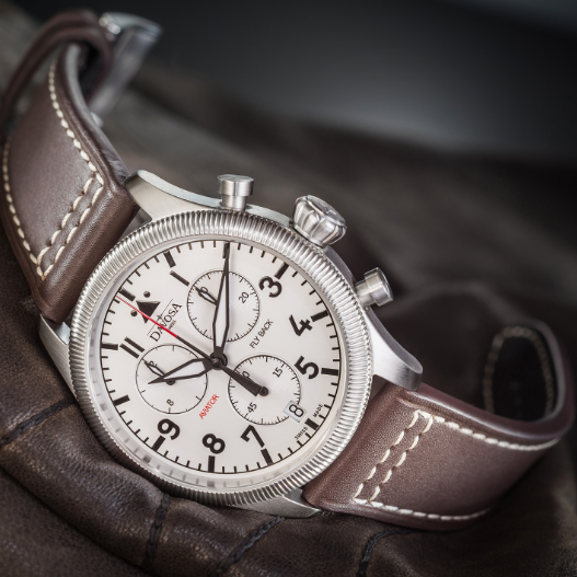 Aviator Fly Back Quartz Chronograph White Men's Pilot Watch 16249915 Pilot Davosa USA Official Distributor. Prices are Final. Tax & duties included.